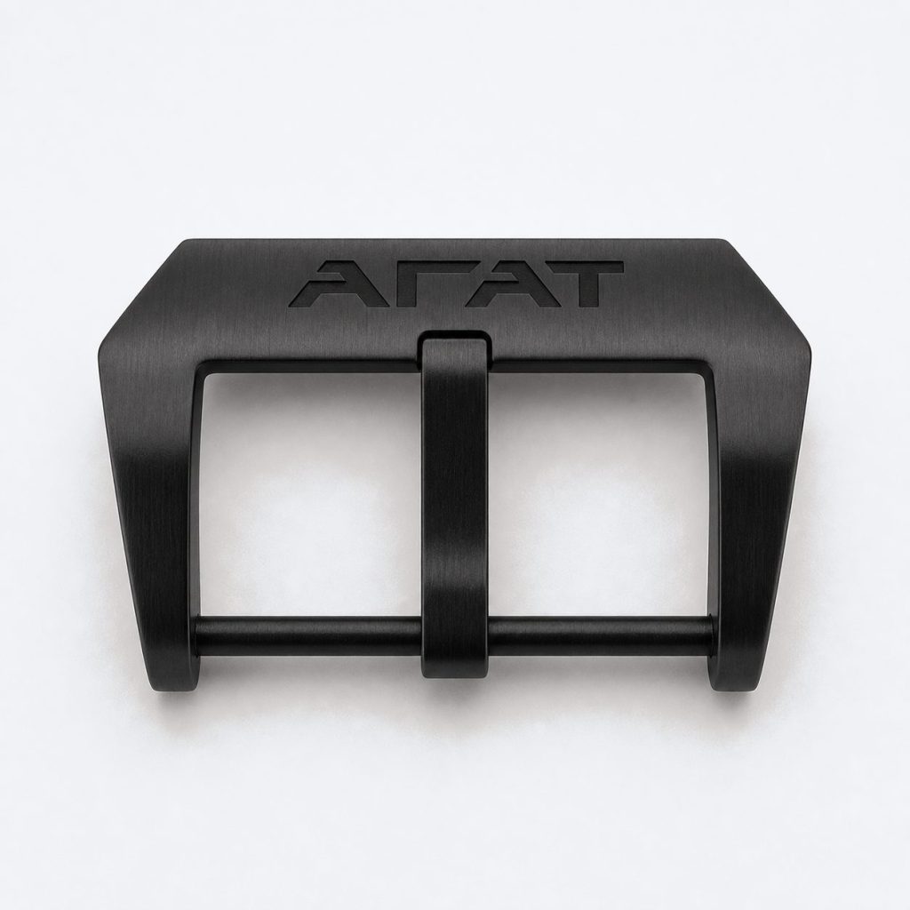 Buckle black AGAT steel