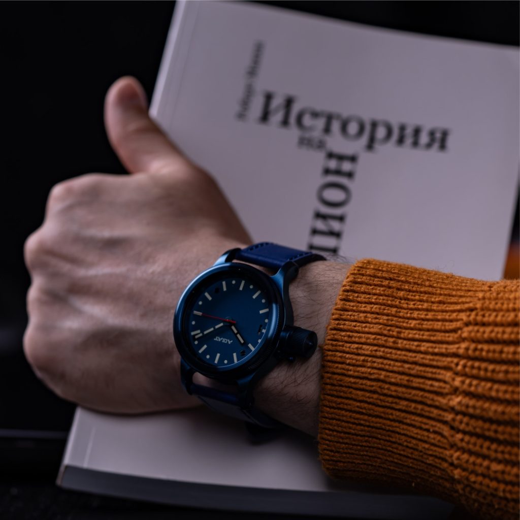 Часы АГАТ Эстет Синий Индекс