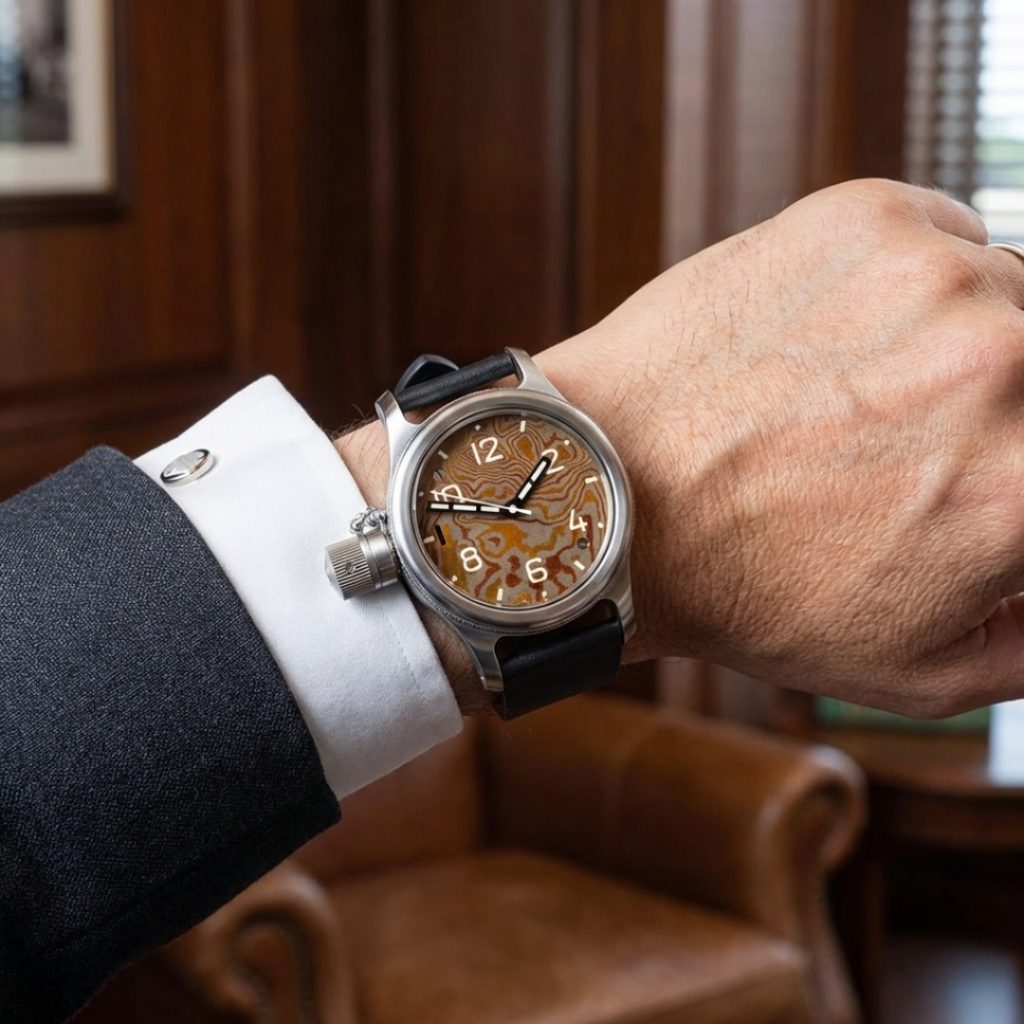 Watch AGAT Steel 46 ZlatMokume