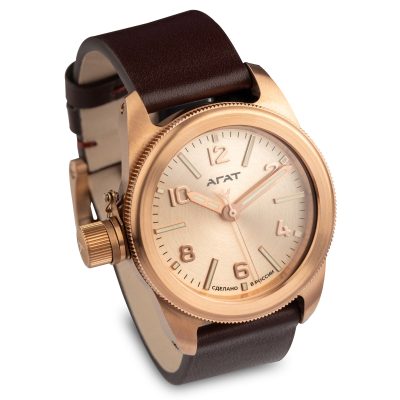 Часы АГАТ Катран PVD Золотой цвет